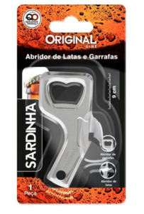 Abridor De Latas E Garrafas 9cm Aço Inox - Original Line