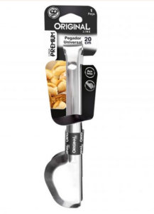 Pegador 20cm Universal Aço Inox Premium