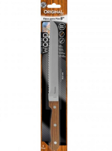 Faca 8 Pão Design Wood