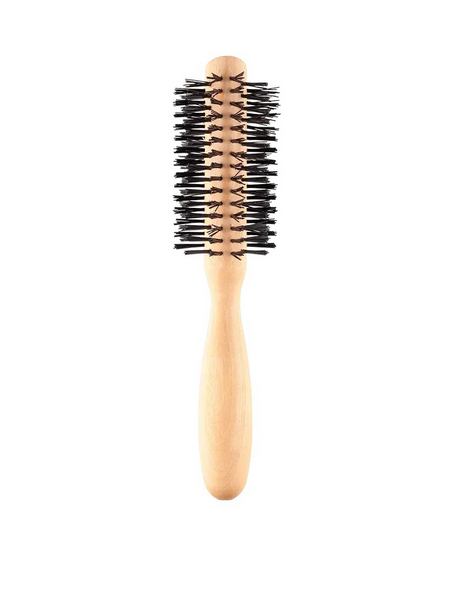 Escova De Cabelo Madeira Meia Bola Nylon