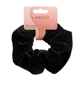 Elástico Scrunchie Velvet Black