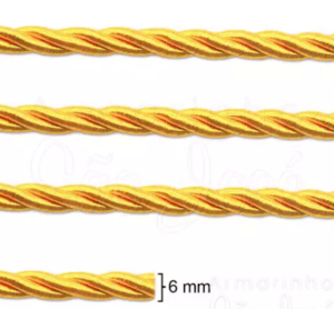Cordao 61% Alg 39% Viscose S.j. 02/15m C/10m 6mm
