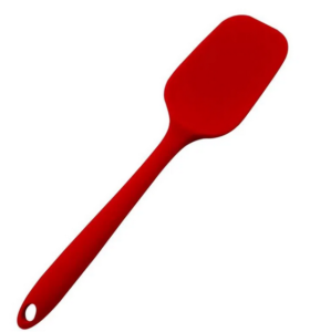 Espatula De Silicone Retangular 27cm Vermelho
