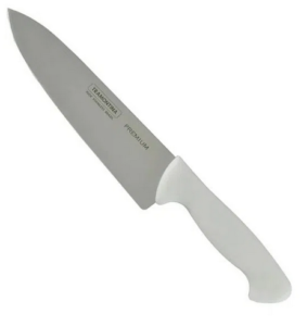 Faca Chef Inox Com Cabo Branco 8" Premium - Tramontina